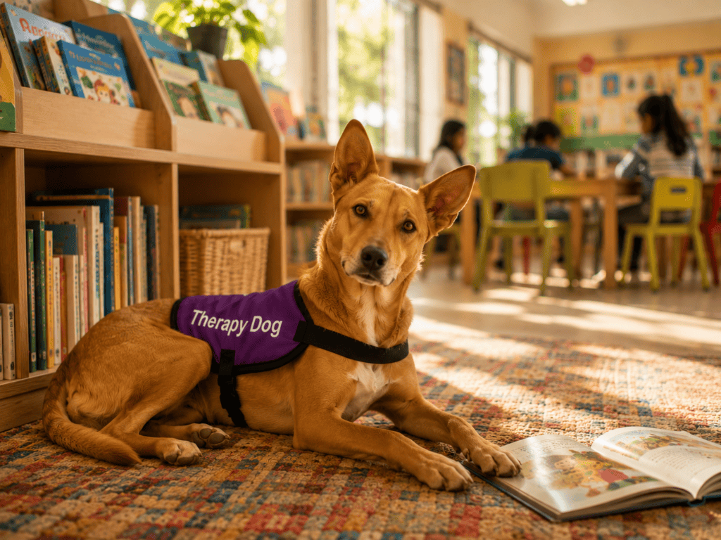 37 Reading Assistance Dog Therapy