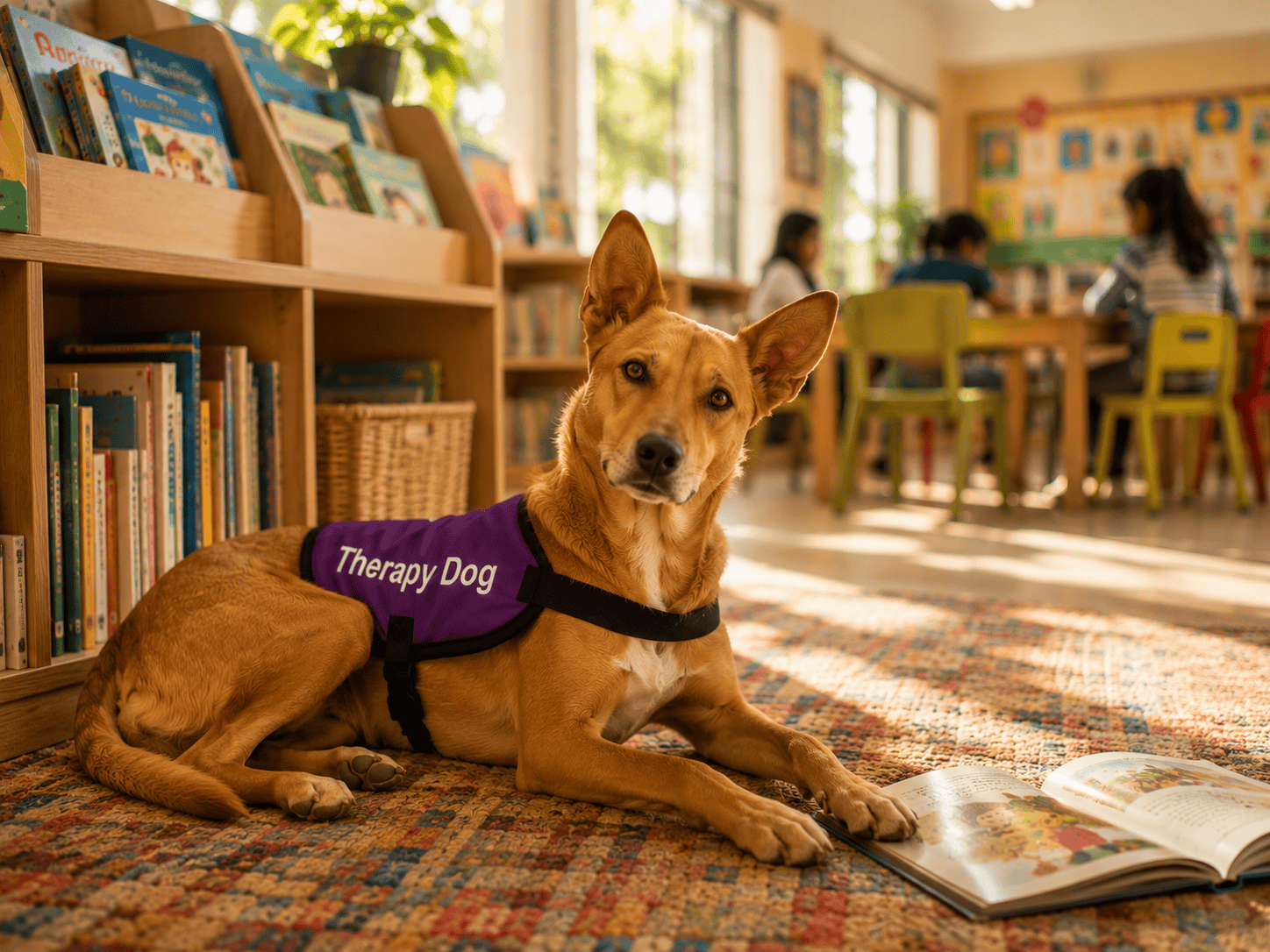 37 Reading Assistance Dog Therapy