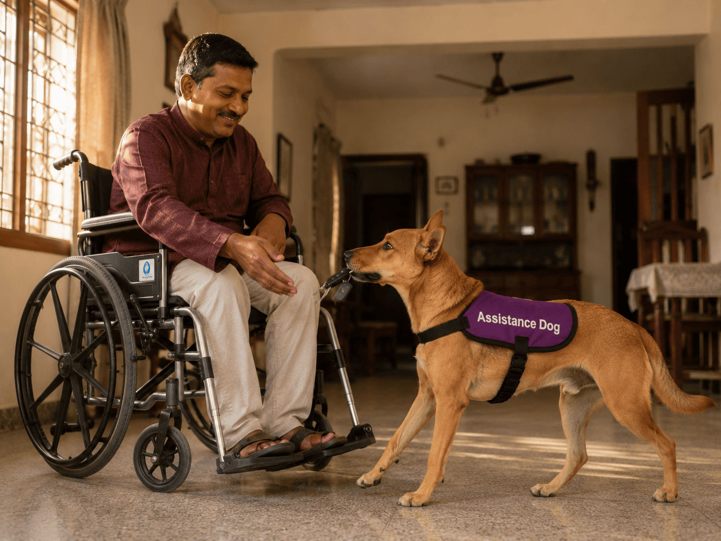 Physical disabilities and assistance dogs