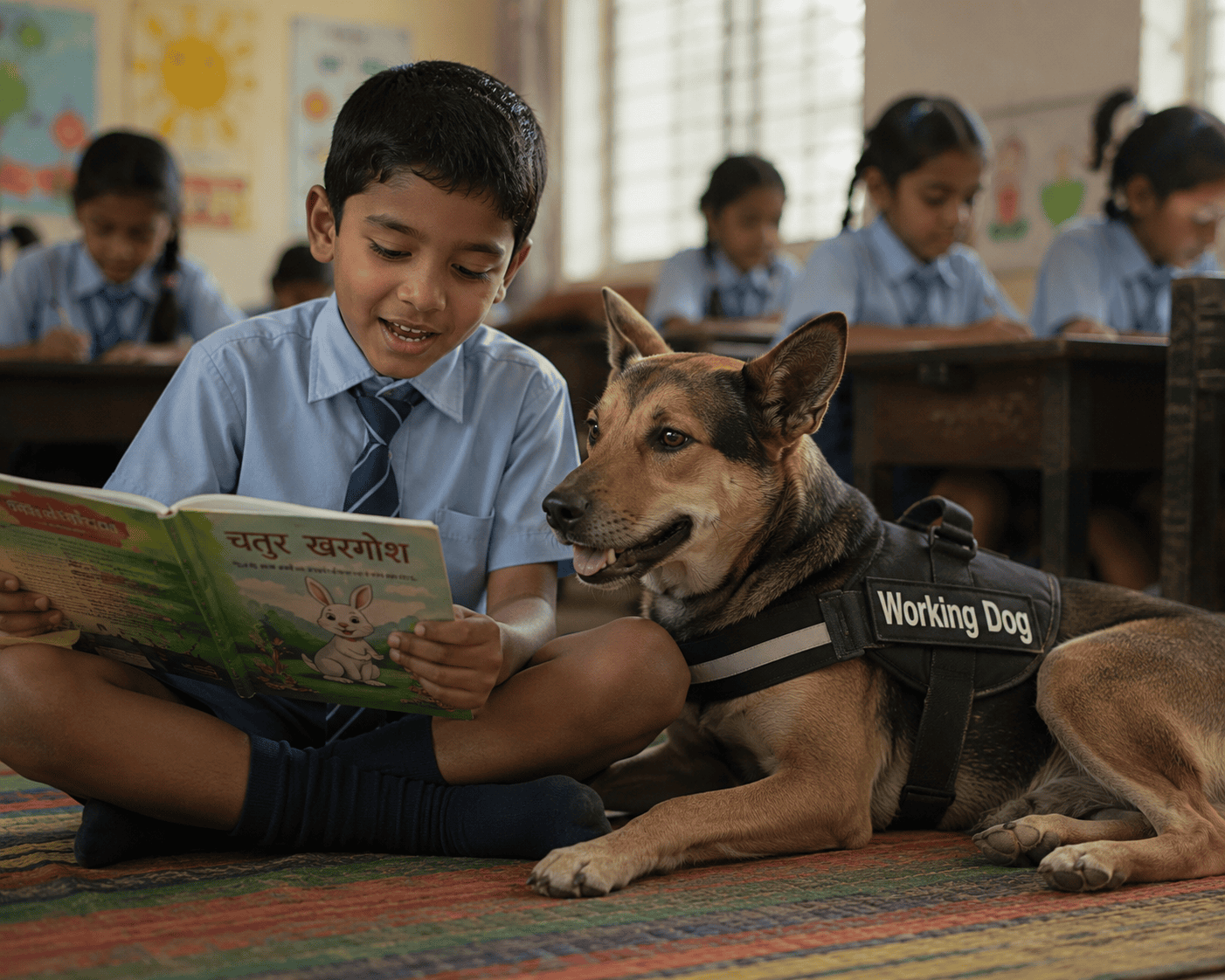 Therapy dog mental health